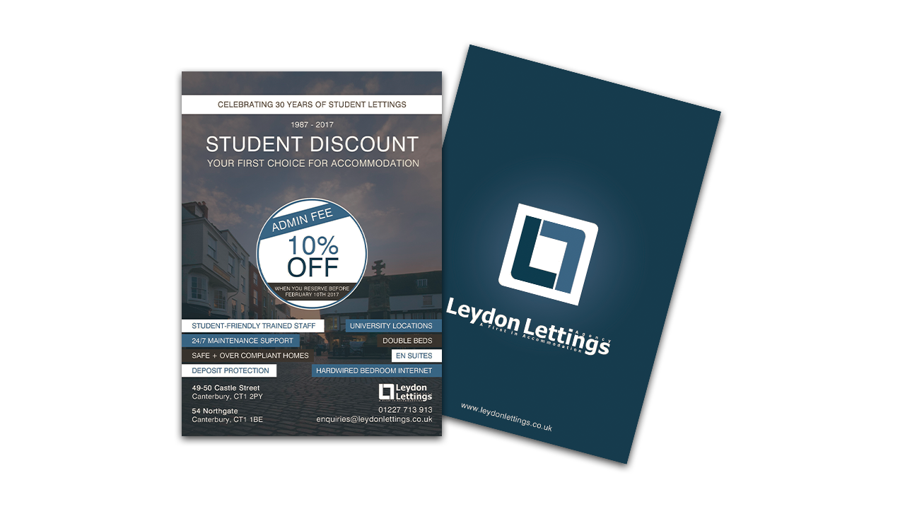 Leydon Student Republic A6 Discount Flyer
