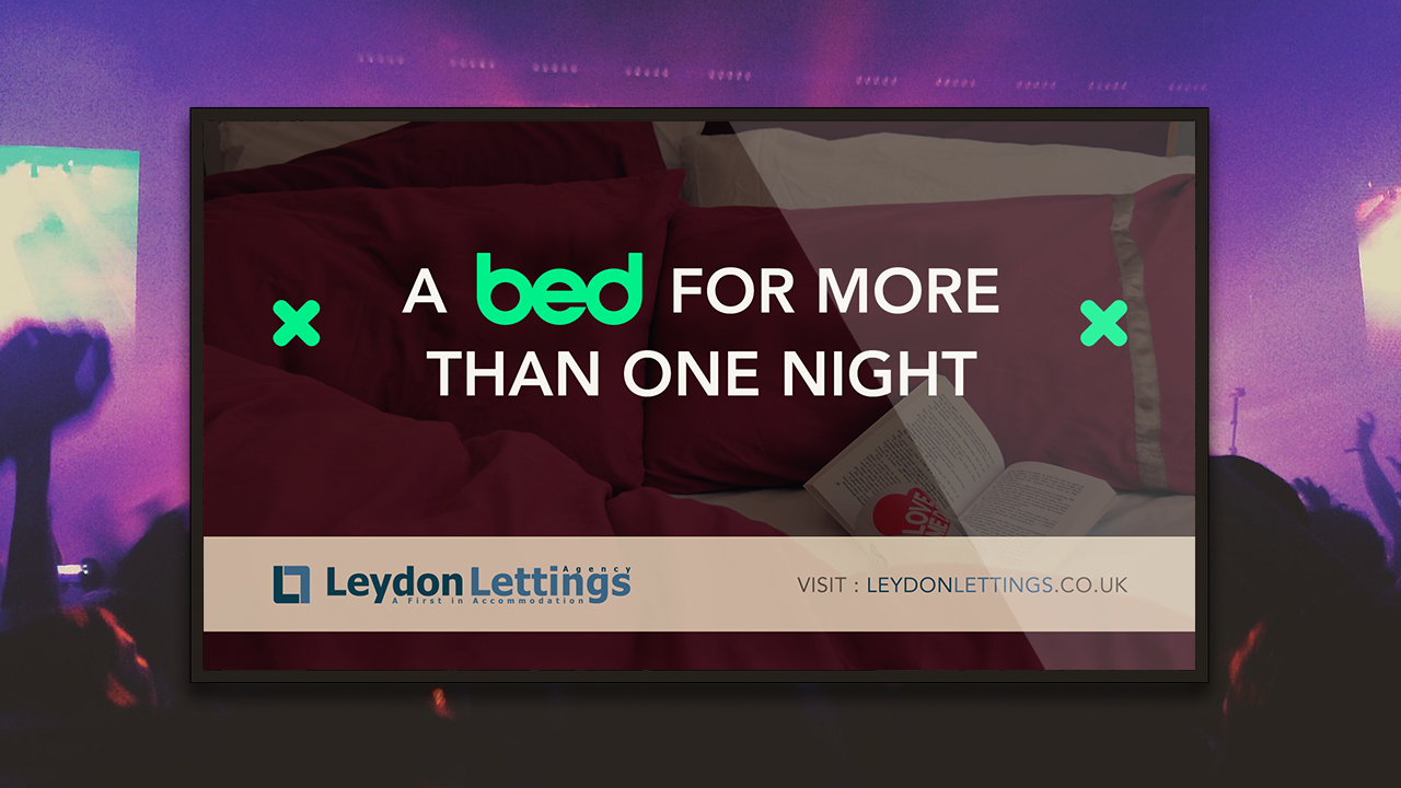 Leydon Student Republic BED Plasma Advert