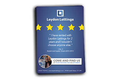 Leydon CCCU A5 Welcome Flyer