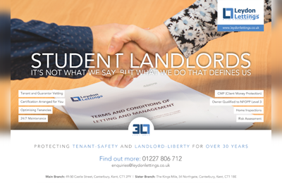Canterbury Index Landlord Advert